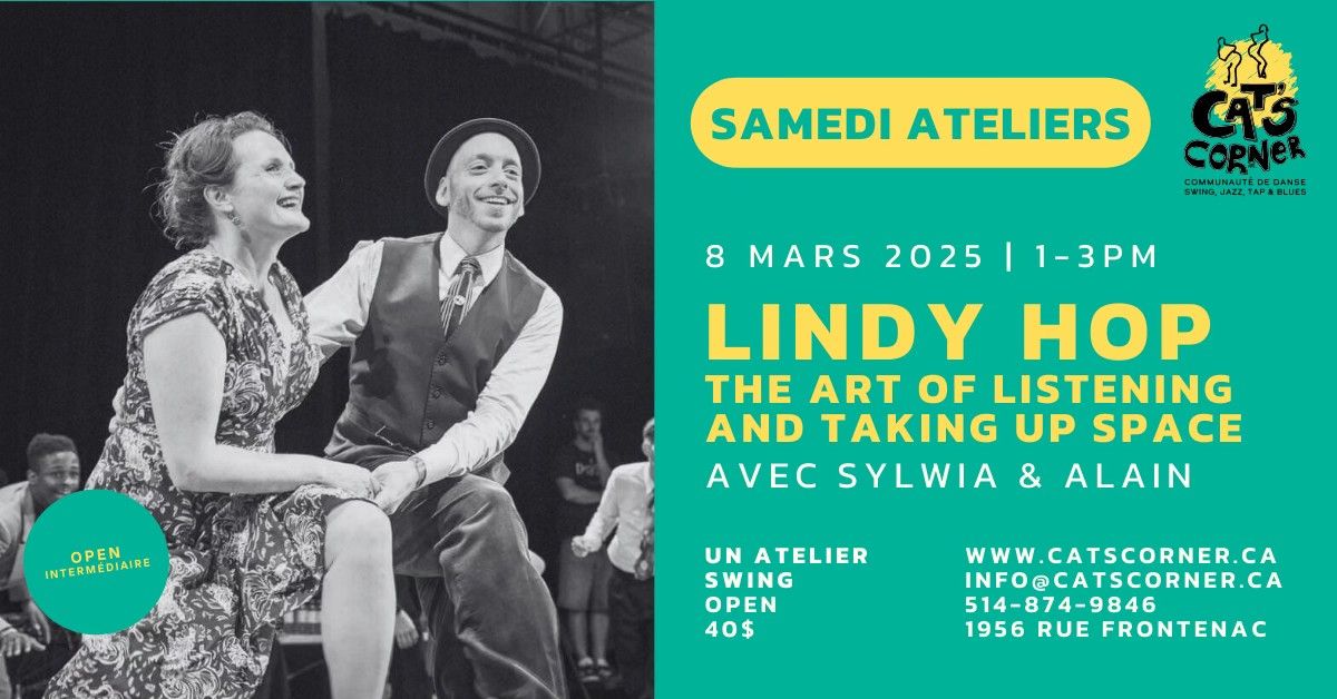 Atelier LINDY HOP - \u00e9coute et expression