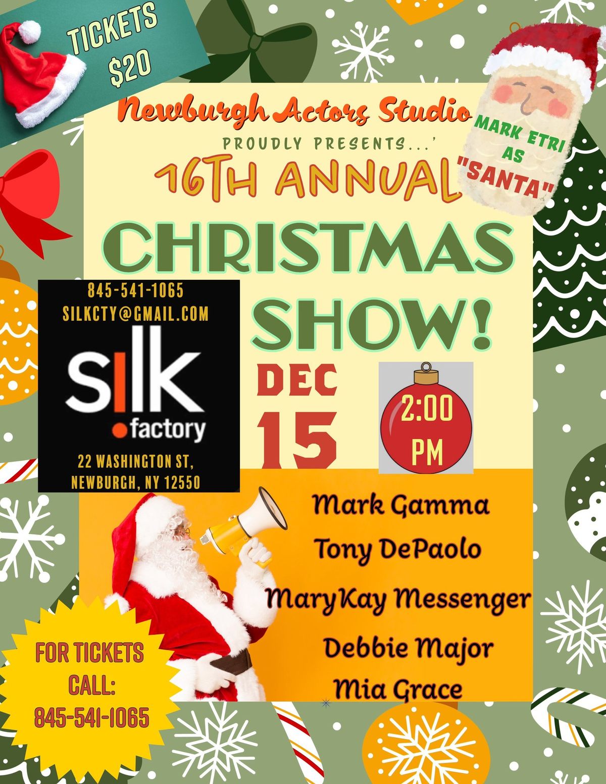 Newburgh Actors Studio 16th Annual Christmas Show 