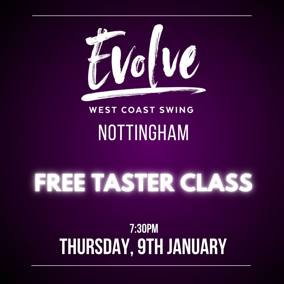 FREE TASTER CLASS - Evolve WCS Nottingham 