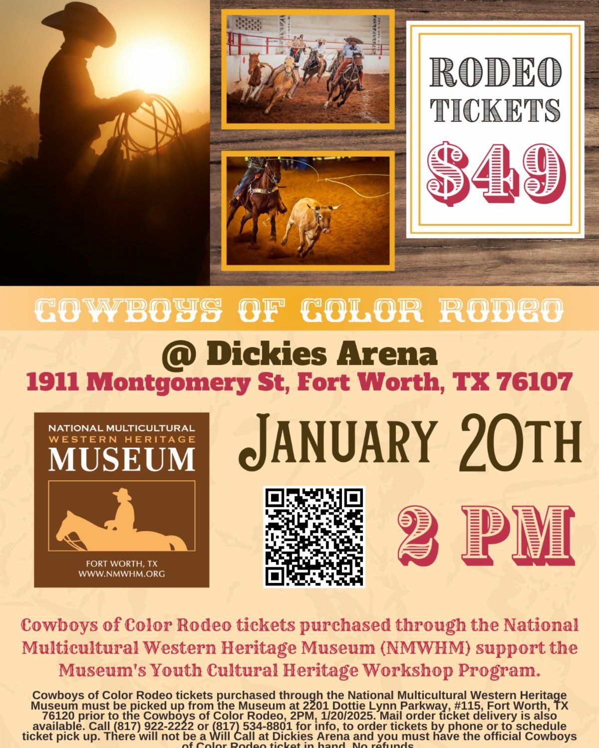 COWBOYS OF COLOR RODEO!! GET YOUR TICKETS NOW!