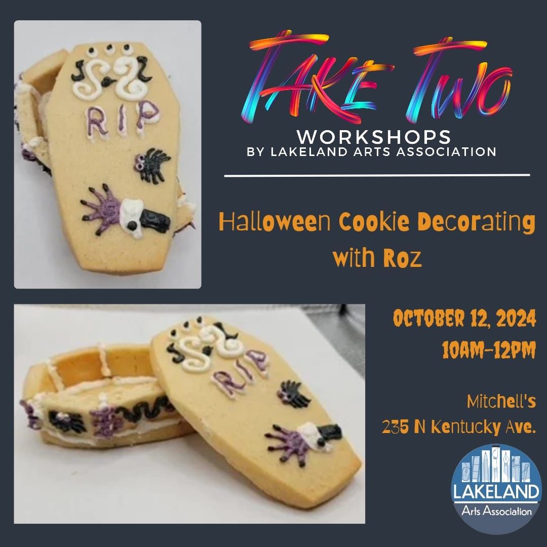 Take Two workshop- Halloween cookie decorating with Roz