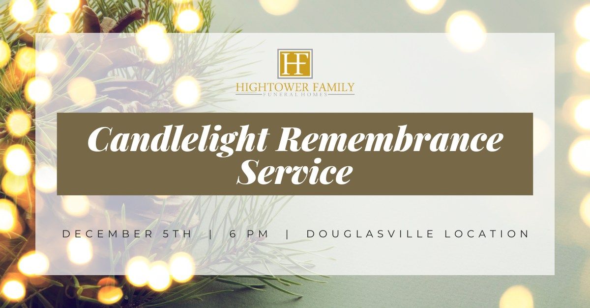 Candlelight Remembrance Service-Douglasville Location