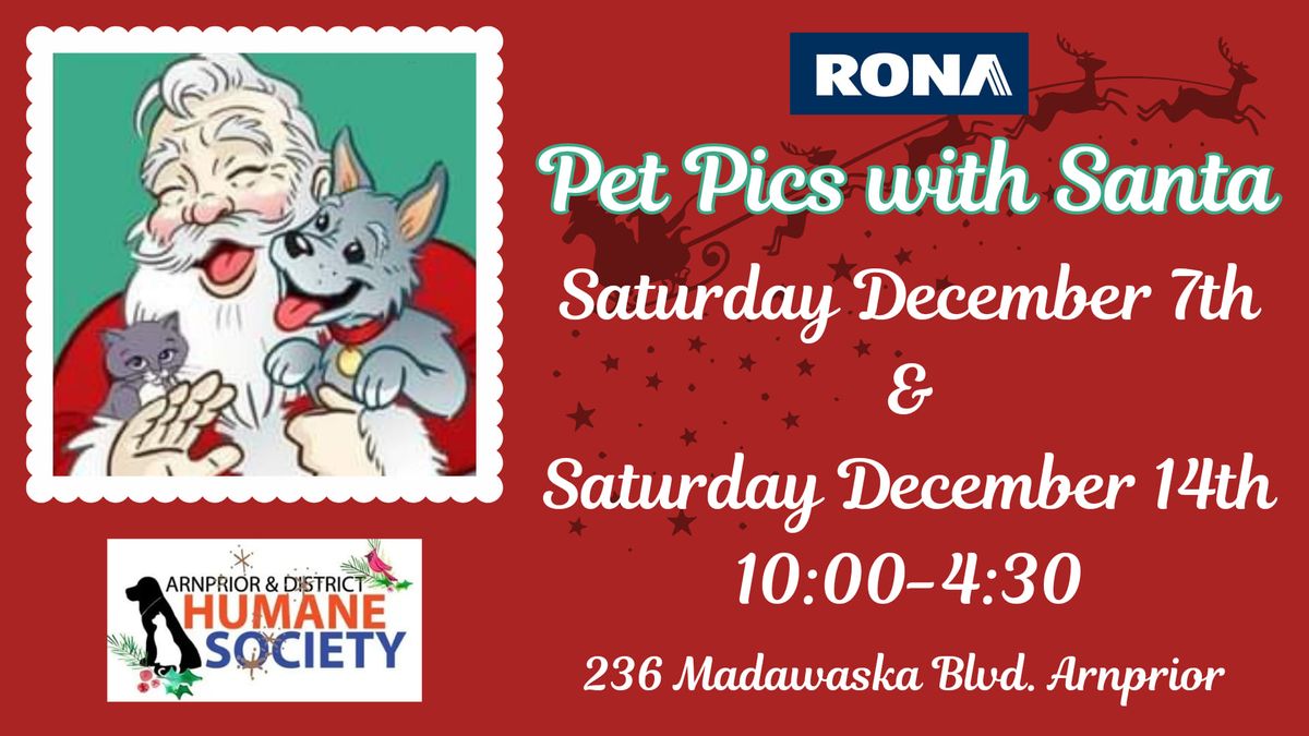 Pet Pics with Santa - RONA Arnprior