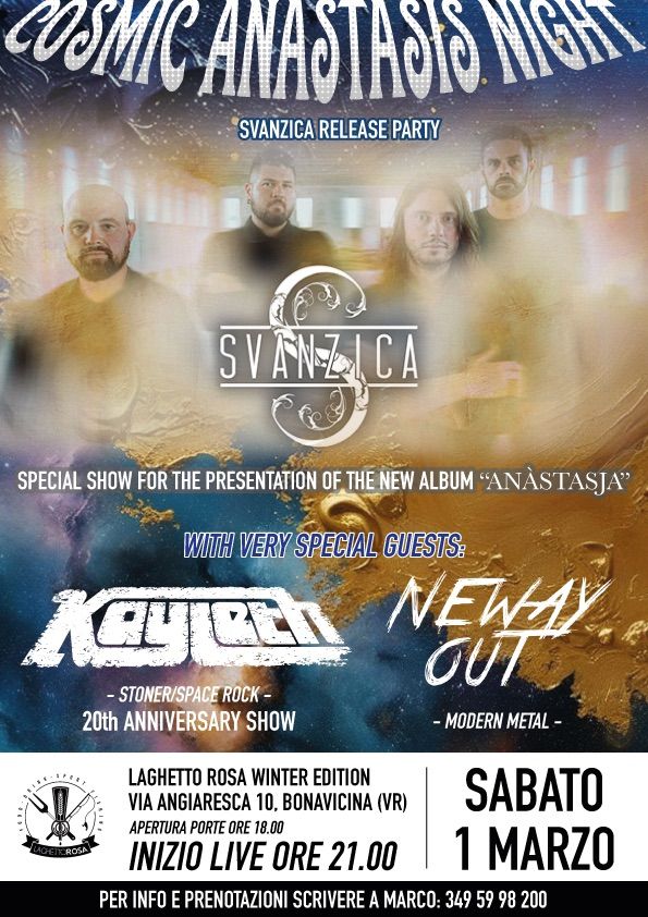 SVANZICA (Release Party) + KAYLETH (20th Anniversary) + NEW WAY OUT || Laghetto Rosa Winter Edition