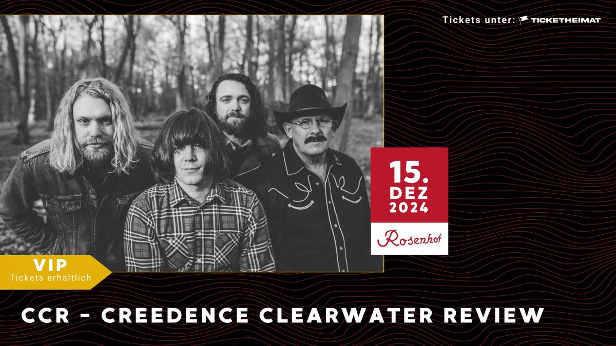 CCR - Creedence Clearwater Review \u2022 15.12.2024 \u2022 Rosenhof Osnabr\u00fcck