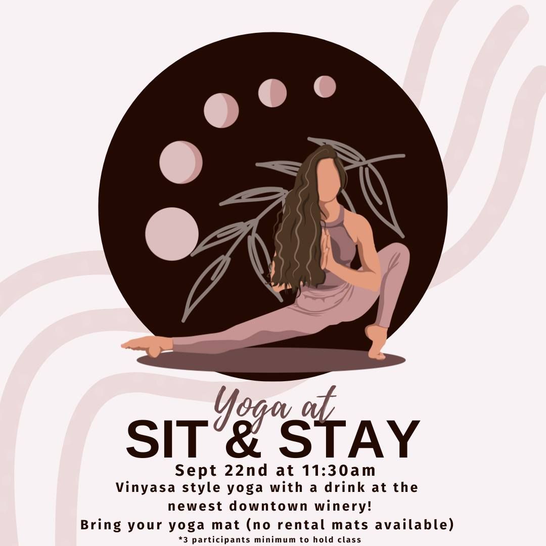 Yoga at Sit & Stay