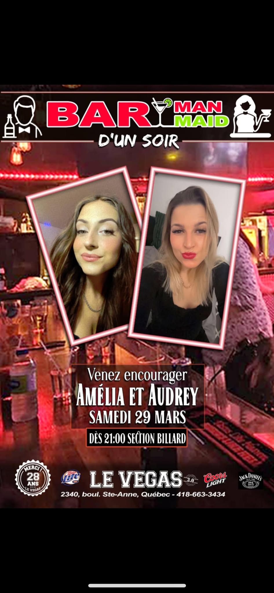 Barmaid d\u2019un soir\ud83e\udd73