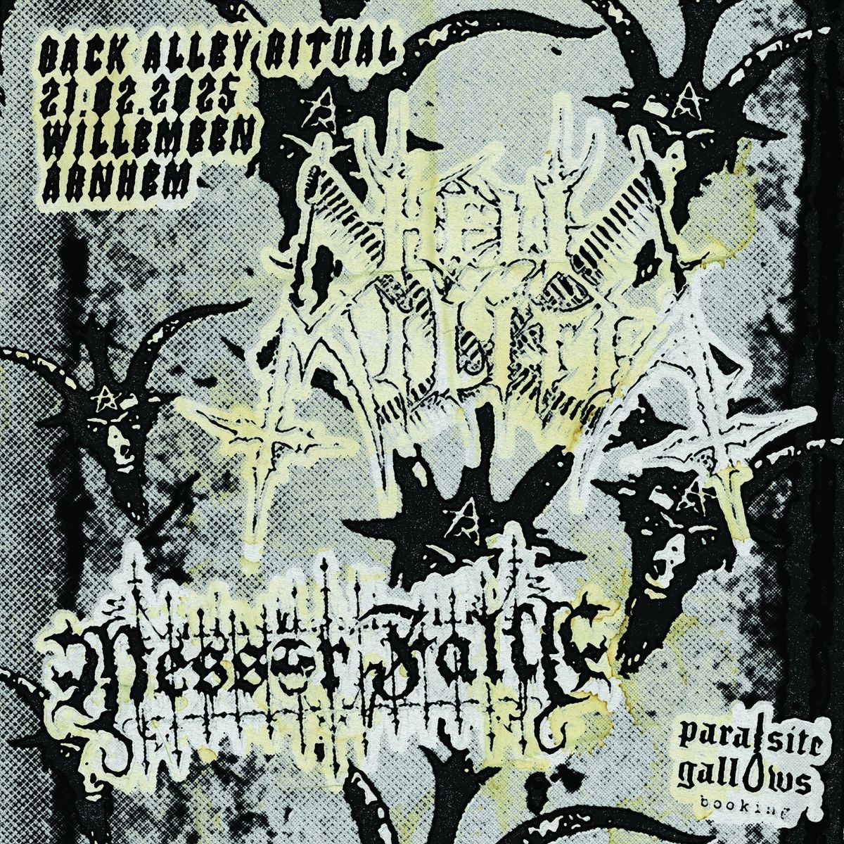 Back Alley Ritual #3: Hell Militia (FR) + Messor Falce