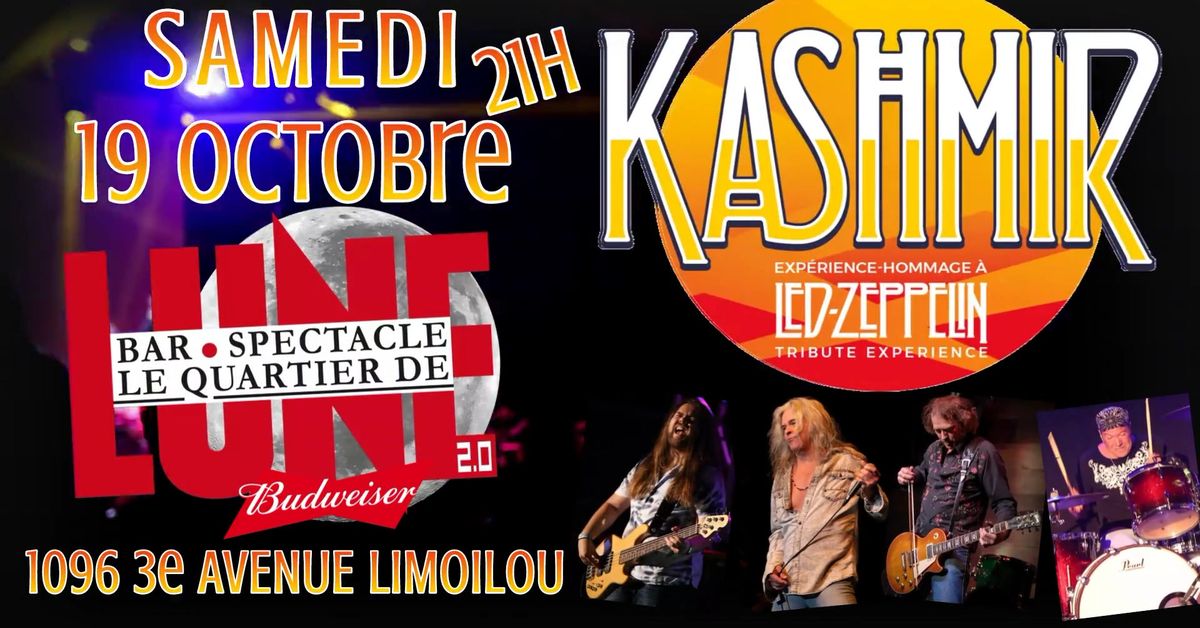 Hommage \u00e0 Led Zeppelin avec Kashmir au Quartier de Lune Qu\u00e9bec Limoilou