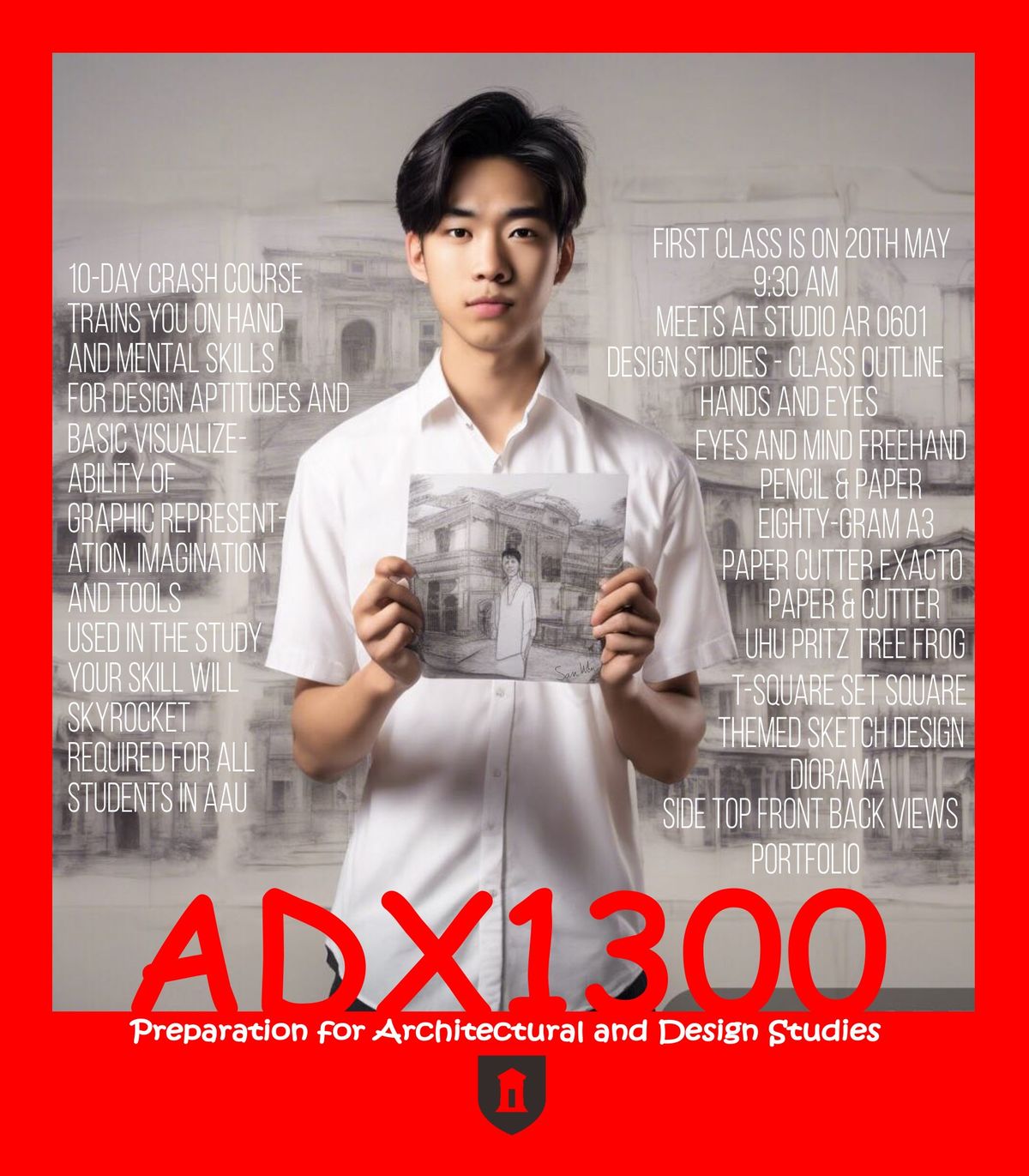 ADX 1300 Preparation for Architectural and Design Studies