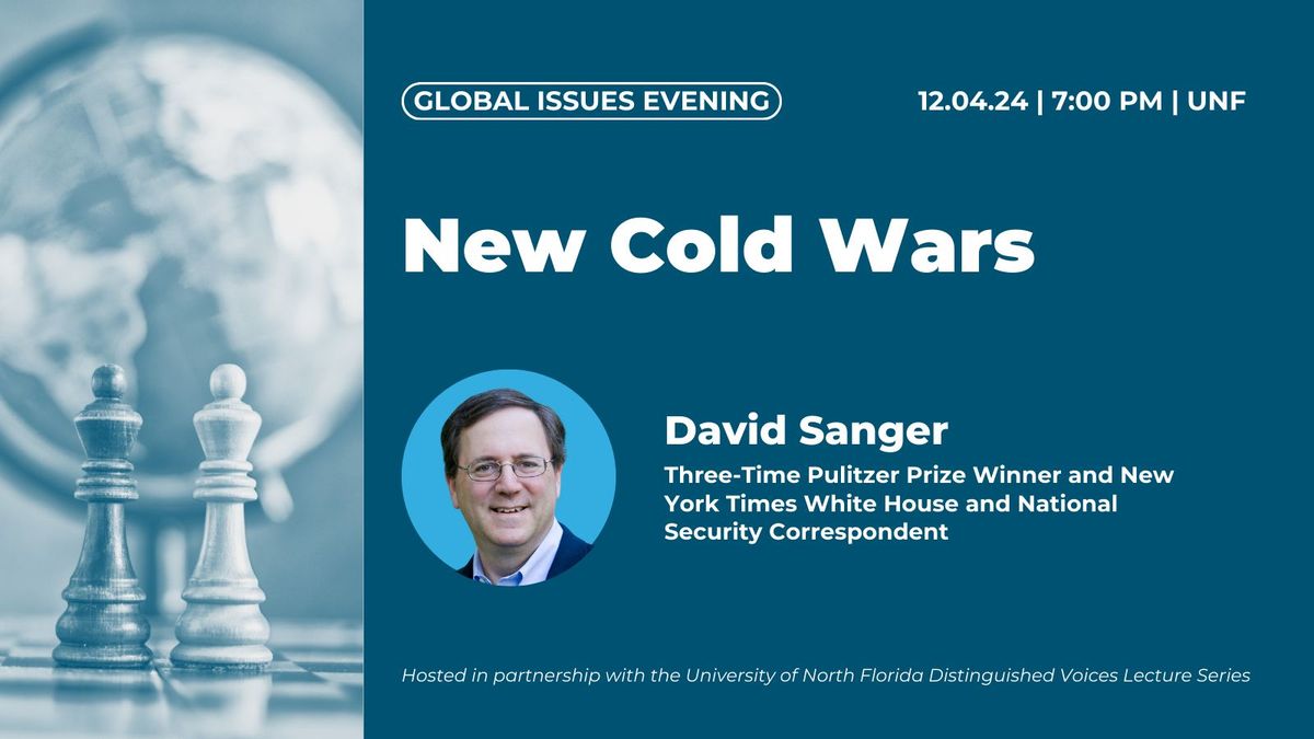 Global Issues Evening - David Sanger