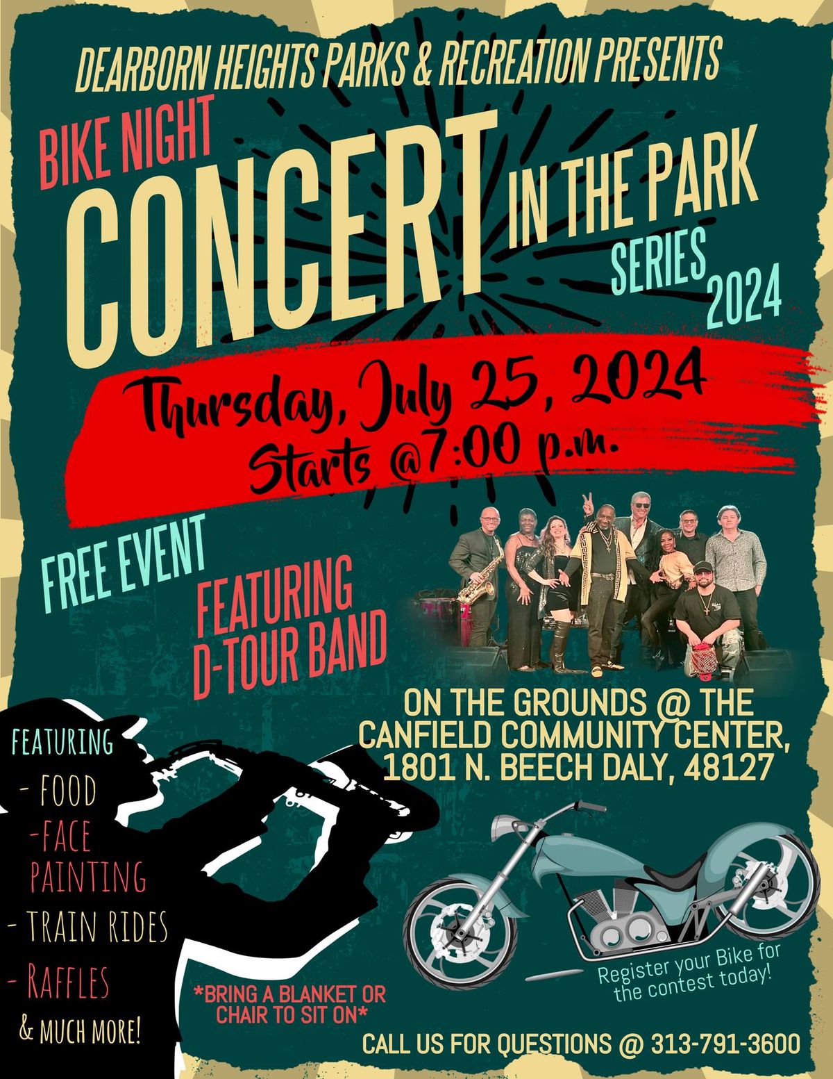 City of Dearborn Heights Concert in the Park - July (Bike Night)