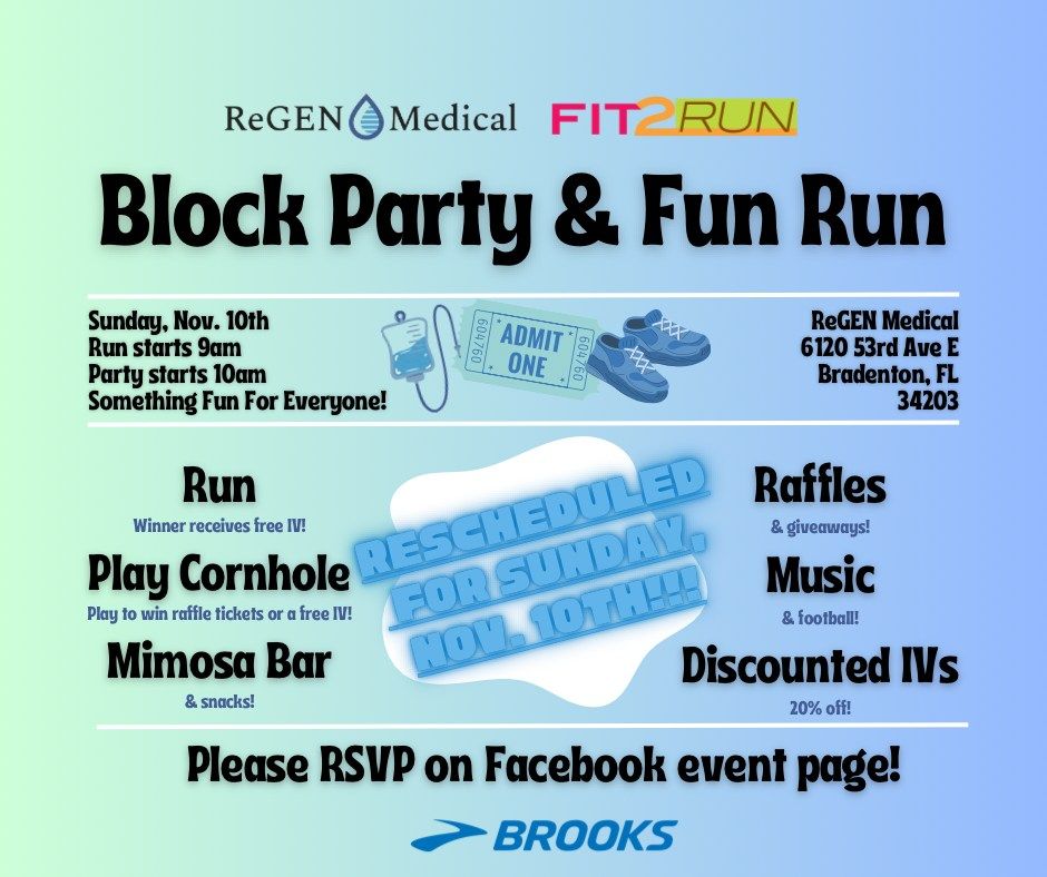 ReGen Medical Block Party Bash & Fun Run