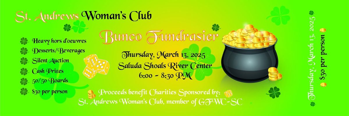 St. Andrews Woman's Club Bunco Fundraiser