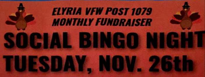 SOCIAL BINGO AT ELYRIA VFW POST 1079