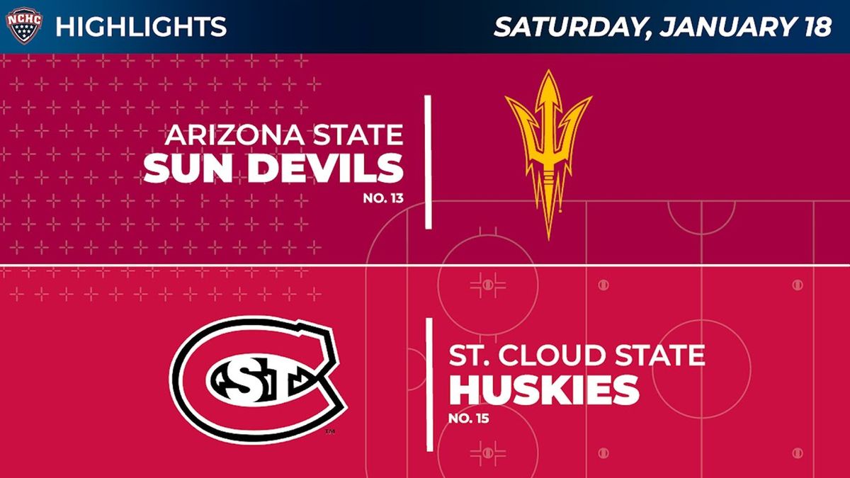 St. Cloud State Huskies at Arizona State Sun Devils Mens Hockey at Mullett Arena