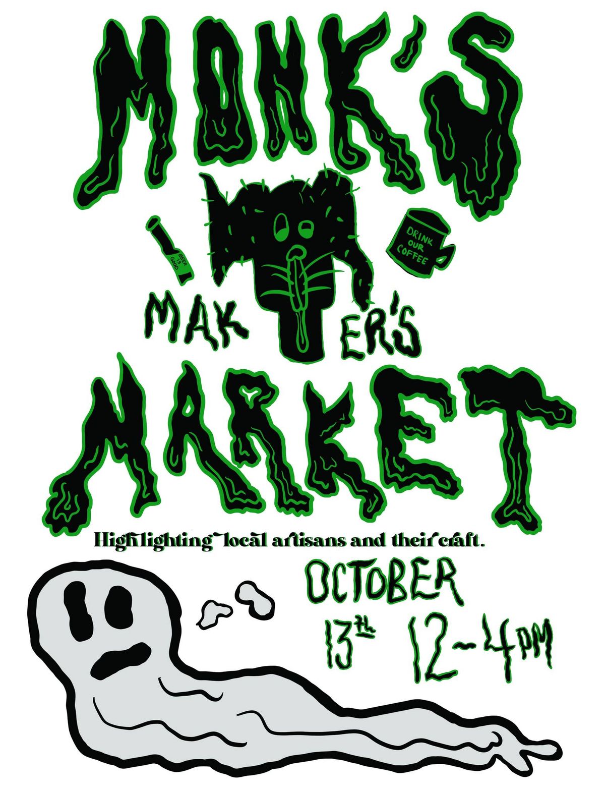 Monk's Maker's Market.....Spooky Edition