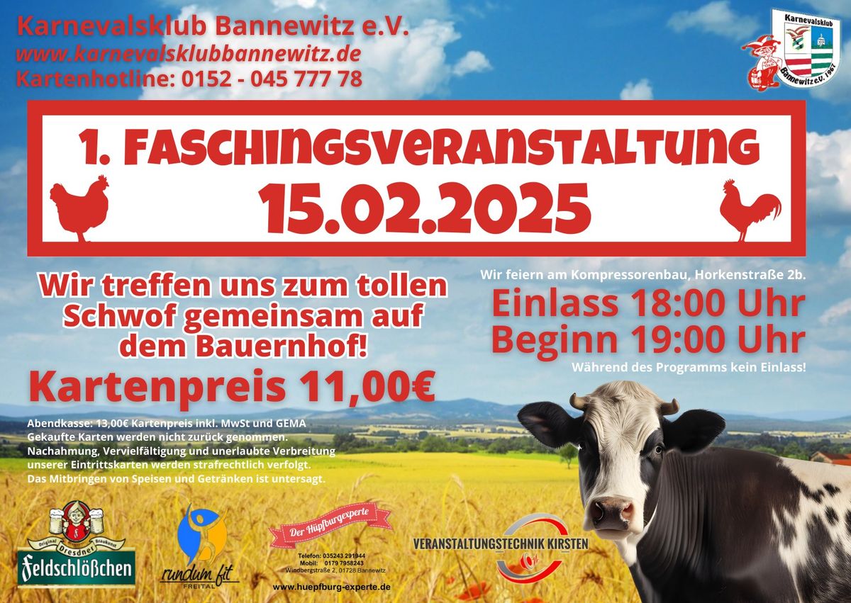 1. Faschingsveranstaltung 15.02.2025