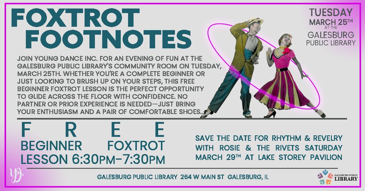 FREE FoxTrot Dance Class at Library