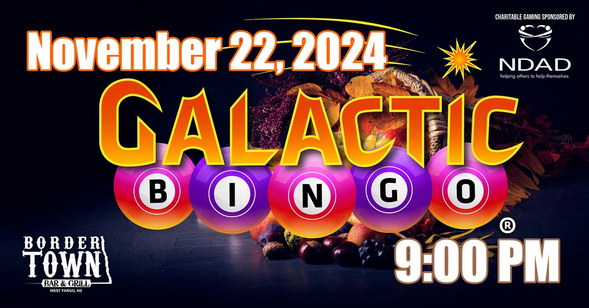 November Galactic Bingo @ BorderTown