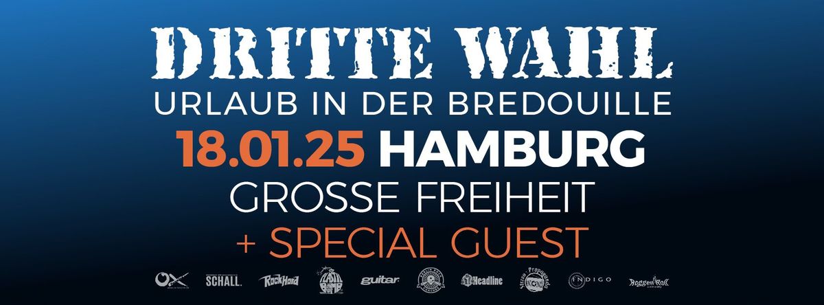 DRITTE WAHL live in HAMBURG - Urlaub in der Bredouille Tour