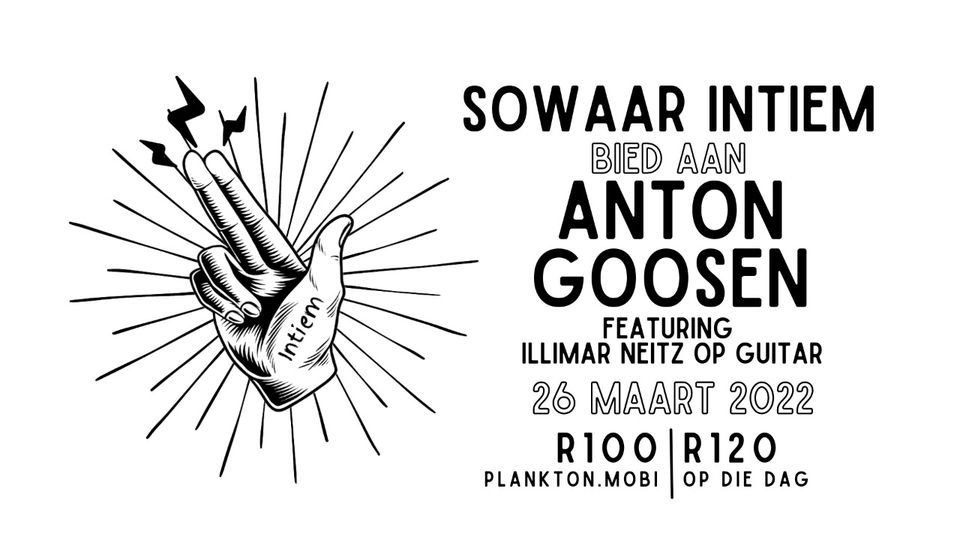 Anton Goosen featuring Illimar Neitz - Intiem by Sowaar Bar