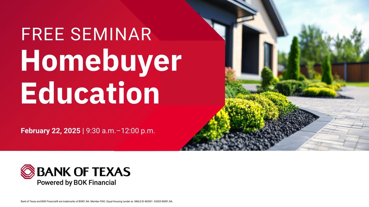 Free Homebuyer Education Seminar: Lake Worth, TX