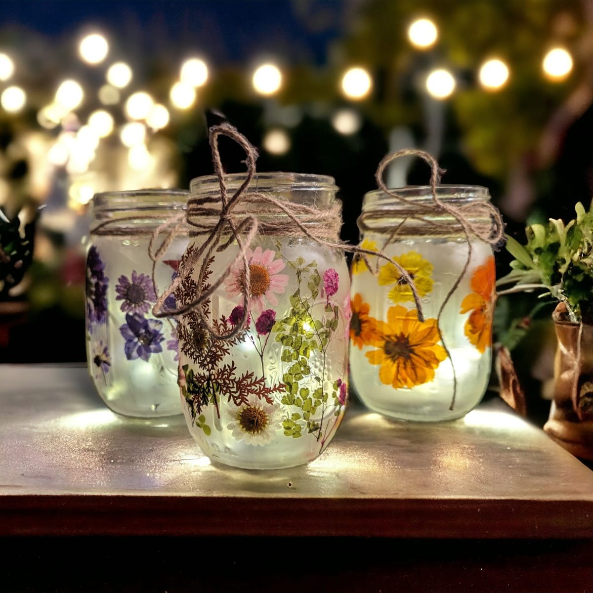 Homeschool Art class- Floral Lanterns