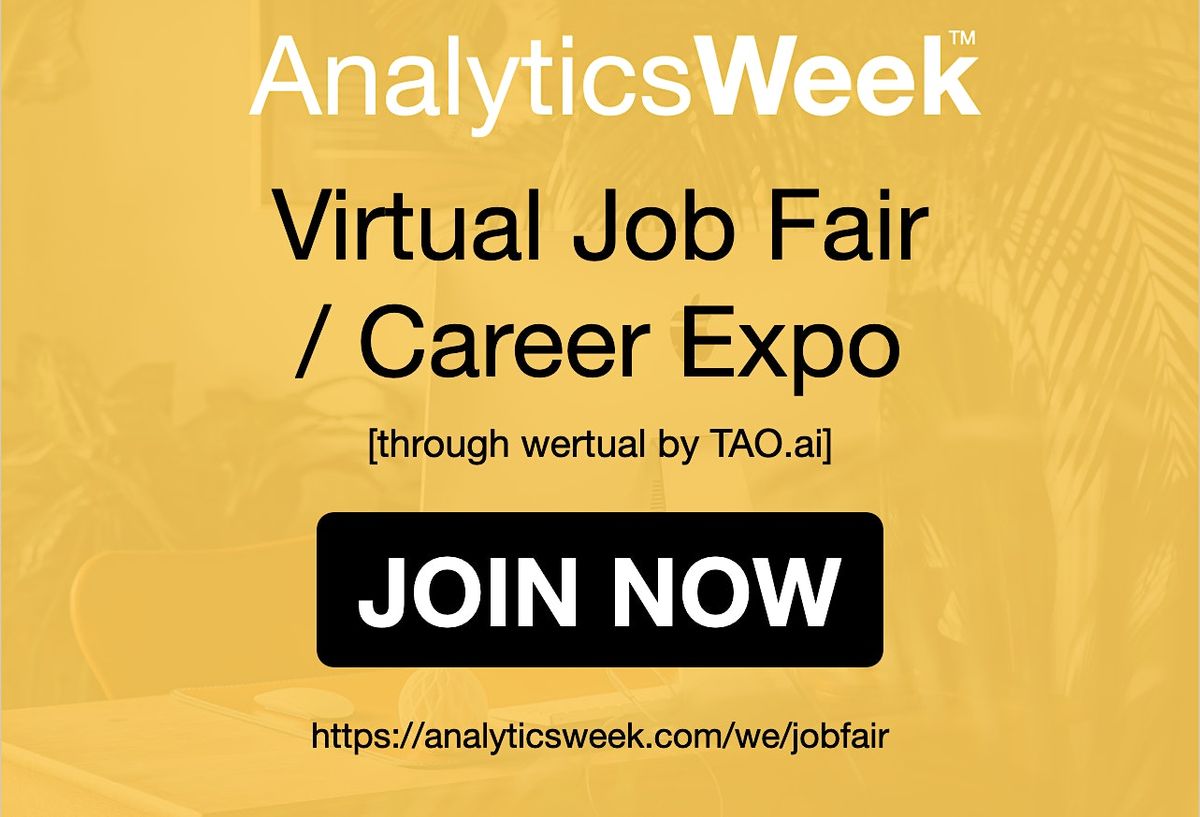 AnalyticsWeek Virtual Job Fair \/ Career Networking Event #Washington