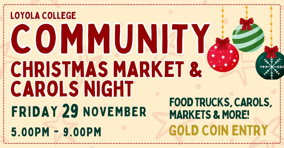 Community Christmas Markets & Carols Night