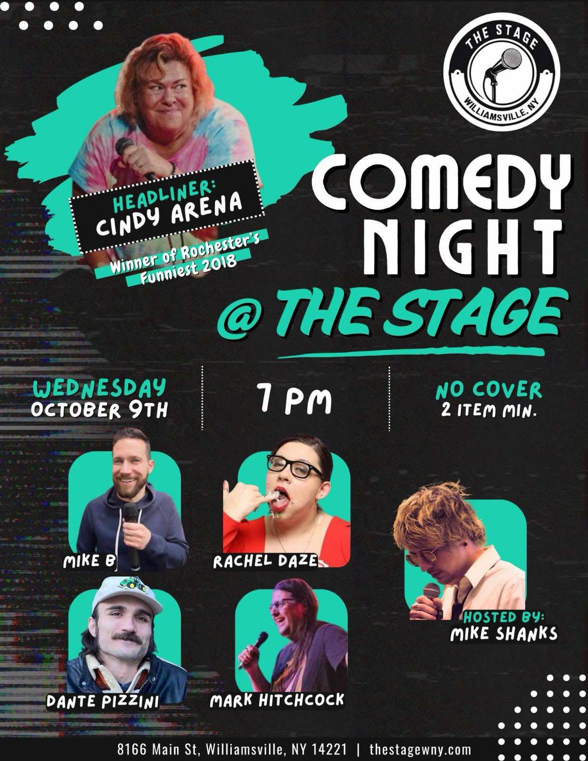 Comedy Night feat. Cindy Arena @ The Stage!