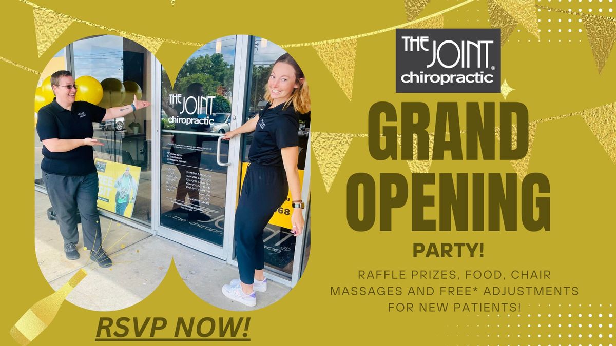 Grand Opening Party for The Joint Chiropractic in Ocala (Food, Fun, Prizes & More!)