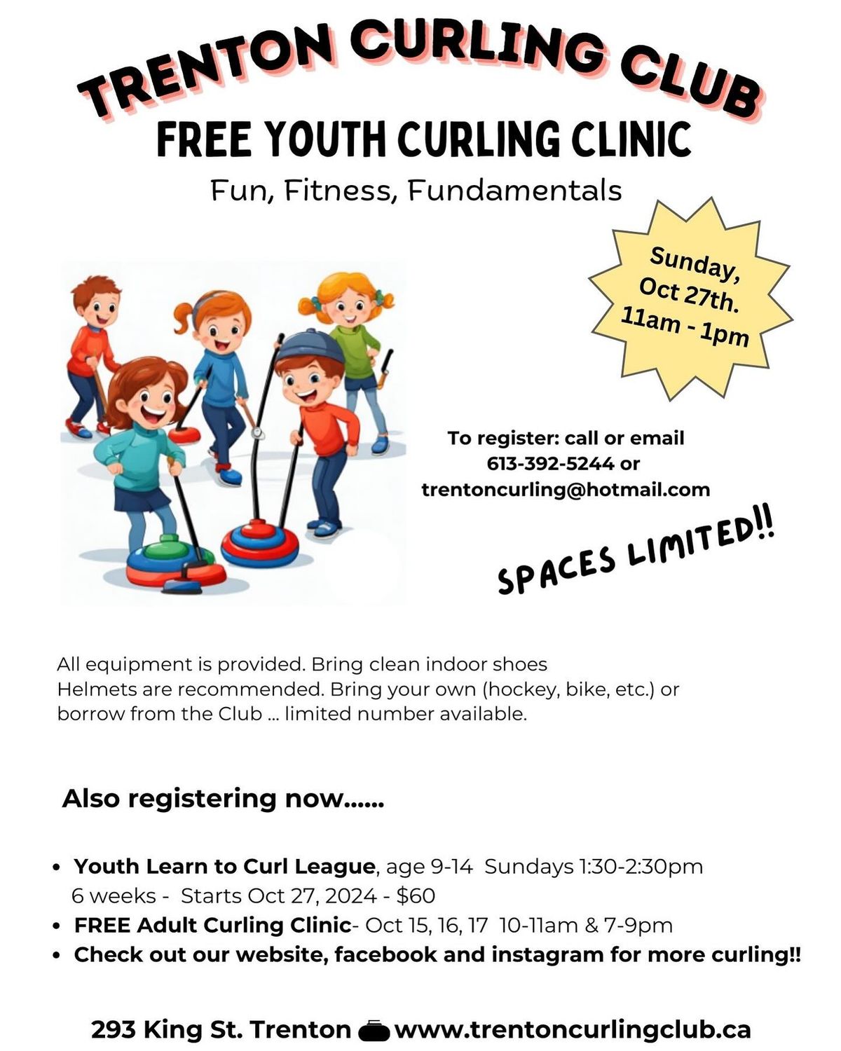 FREE Curling Day for Kids