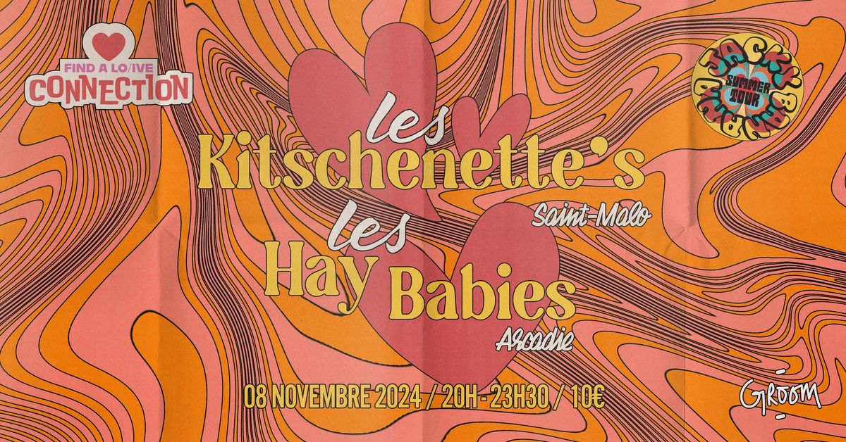 CONCERT : LES HAY BABIES + LES KITSCHENETTE'S 