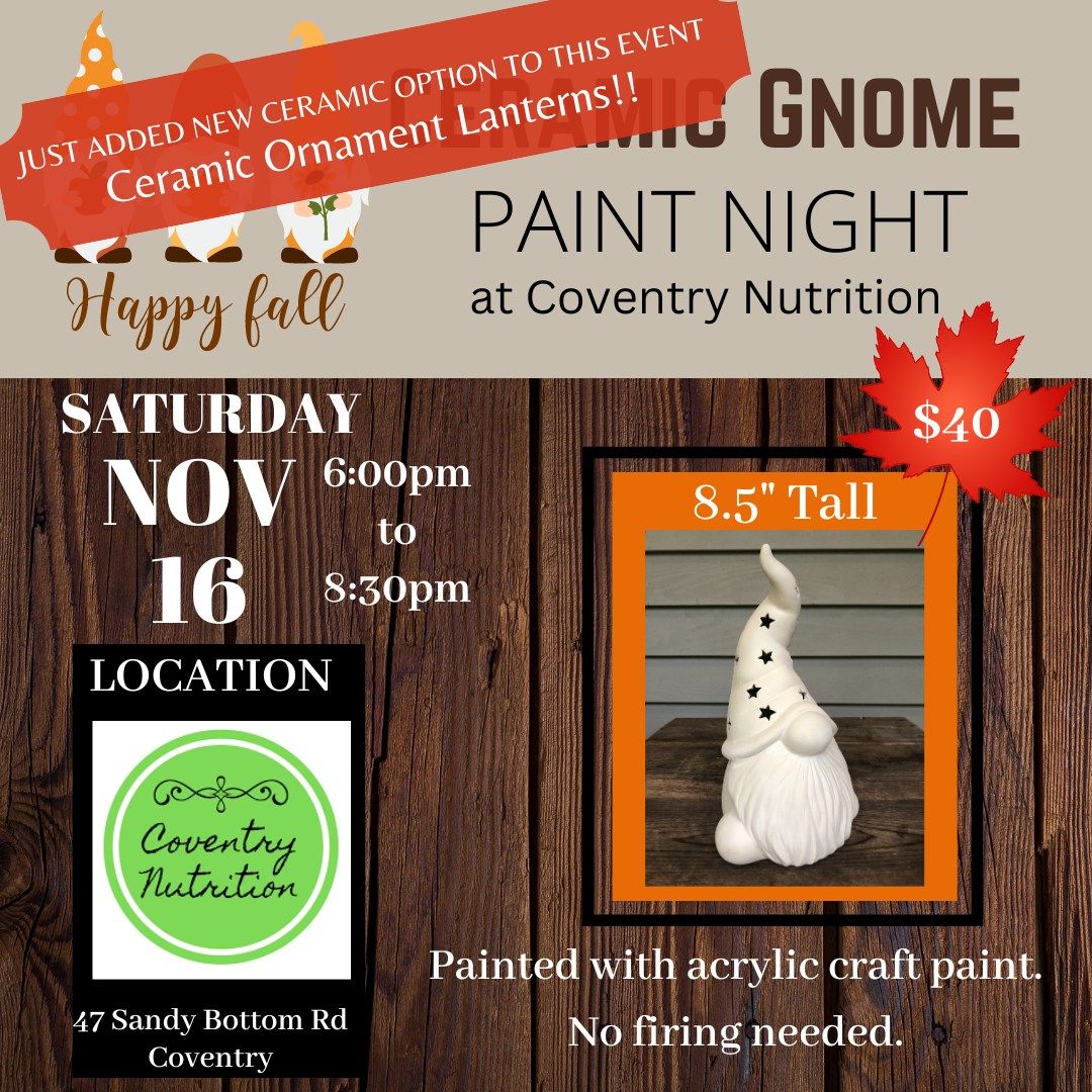 November Paint Night at Coventry Nutrition