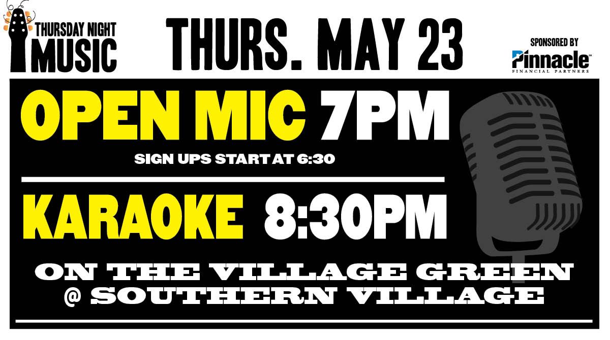 Thursday Night Music with Open Mic and Karaoke