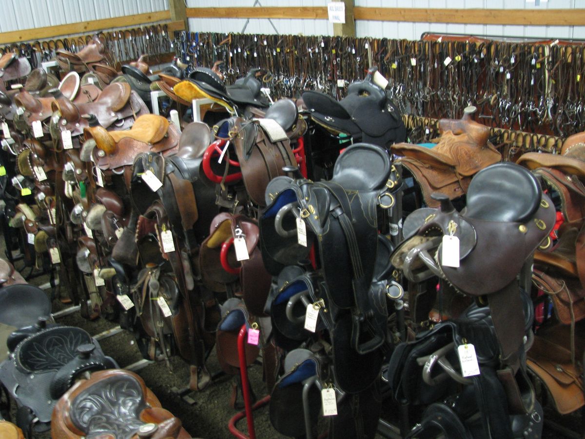 OPEN TO THE PUBLIC ~~ 28th Annual Consignment Tack & Barn Sale! 2 days of shopping! Feb. 22nd & 23rd