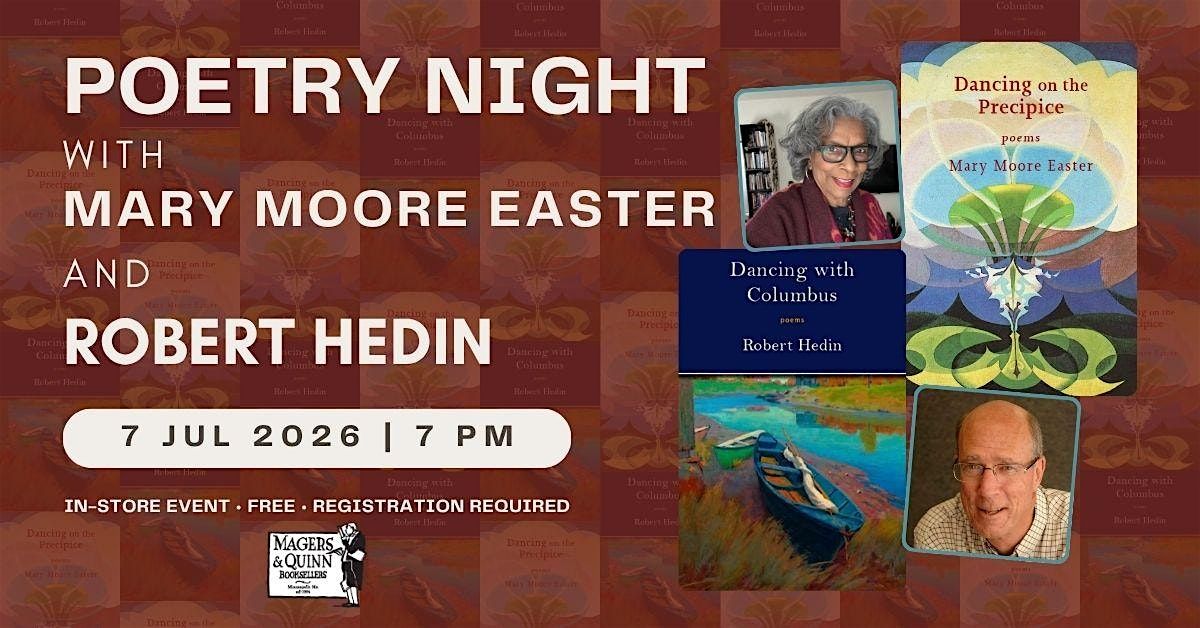 Poetry Night with Mary Moore Easter & Robert Hedin