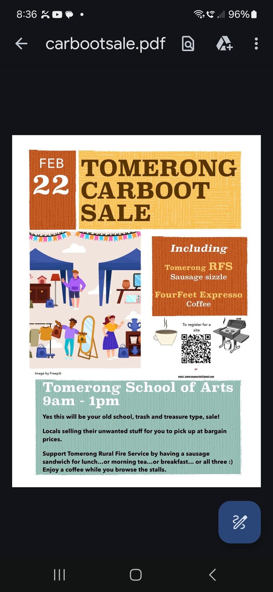 Tomerong Car Boot Sale