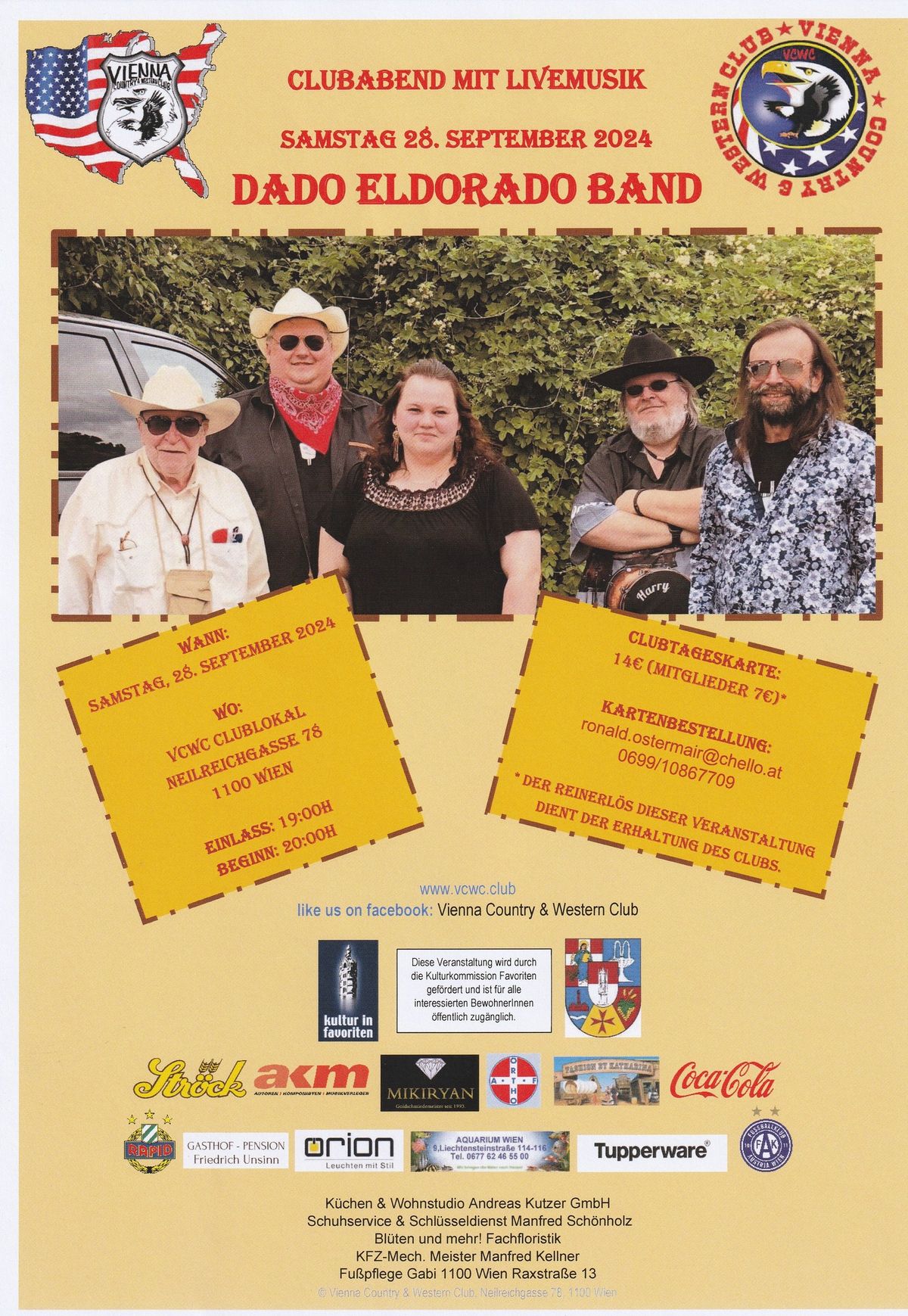 Country Night mit Dado Eldorado Band