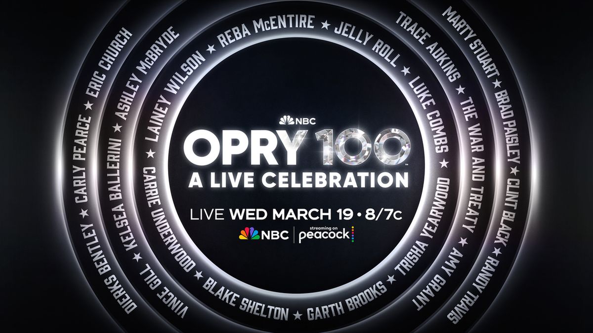 Opry 100: A Live Celebration with Garth Brooks, Jelly Roll, Carrie Underwood, and more