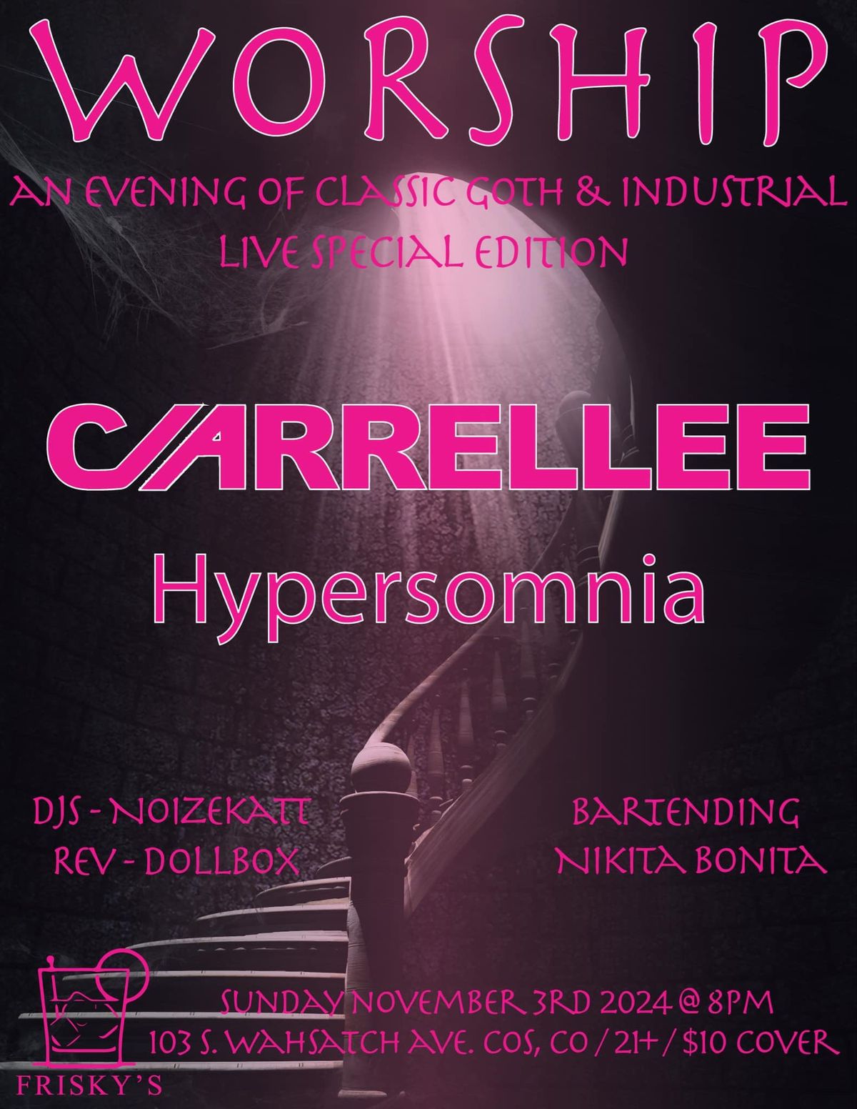 Carrellee, Hypersomnia Live at Frisky\u2019s