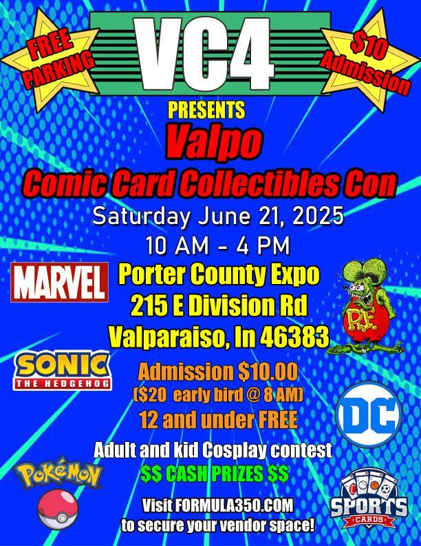 VC4 Valpo Comic Card Collectibles Con