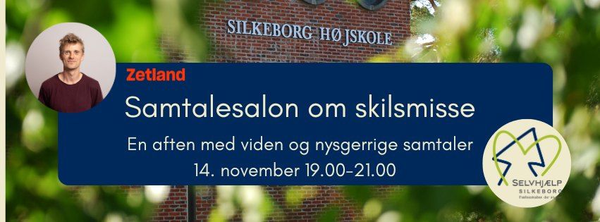 Zetland kommer til Silkeborg - Samtalesalon om skilsmisse