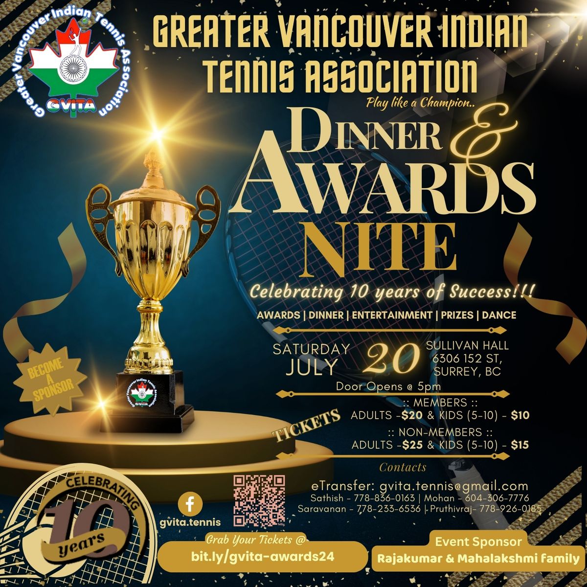 G-VITA Dinner & Awards Nite 2024