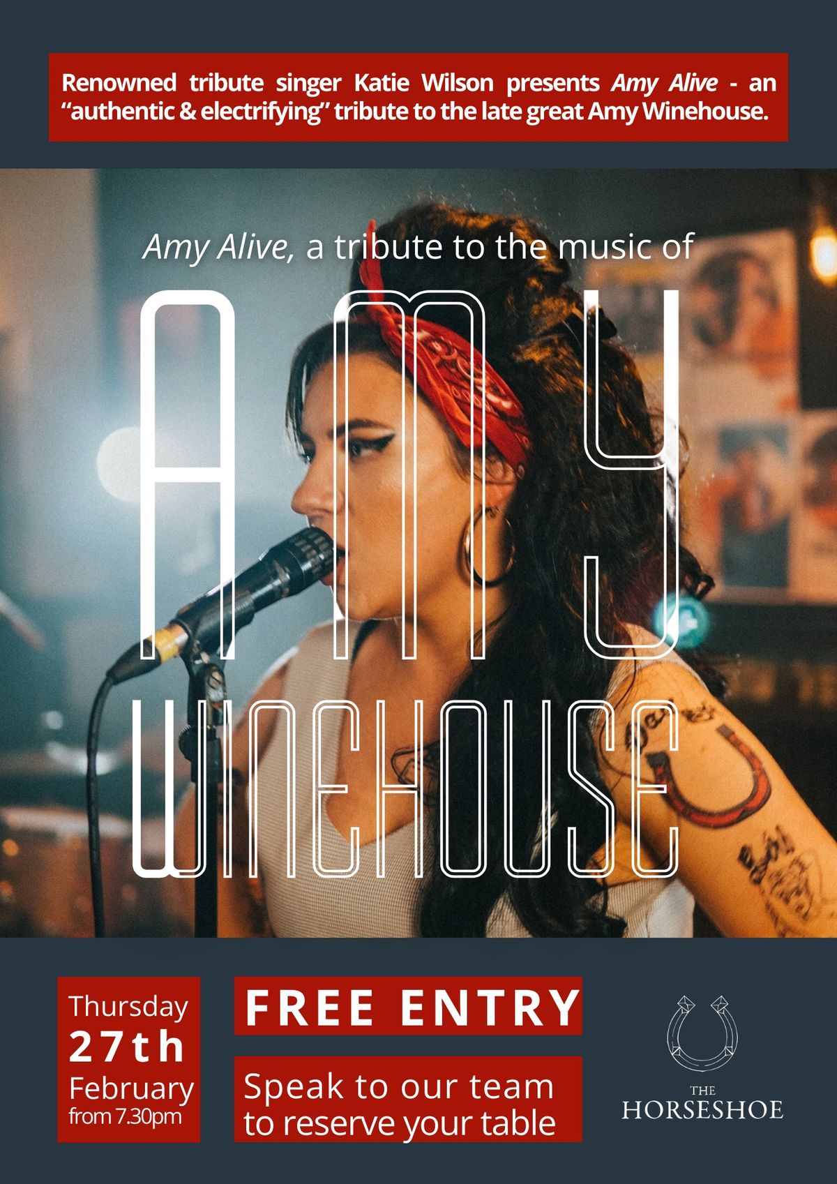 Amy Winehouse Tribute | The Horseshoe, Warlingham 