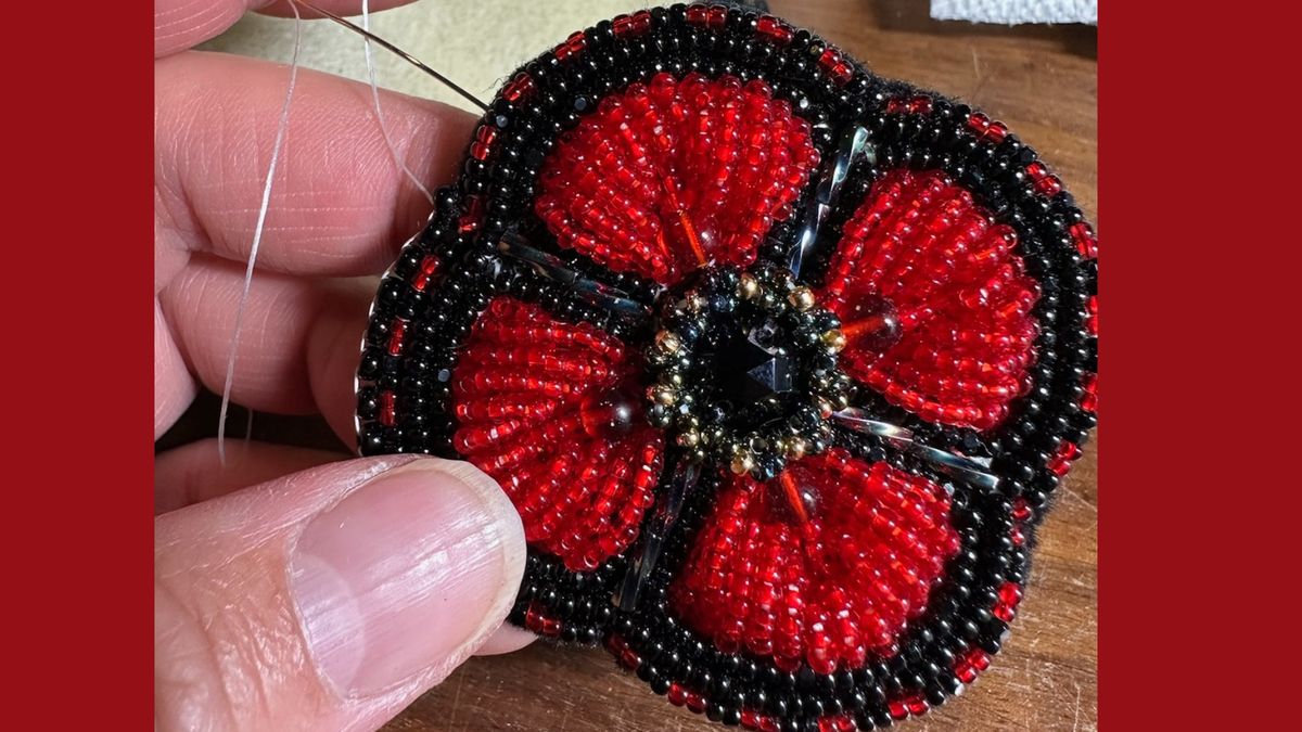 We Remember: Beaded Poppy Workshop with Naomi Smith (Chippewas of Nawash)