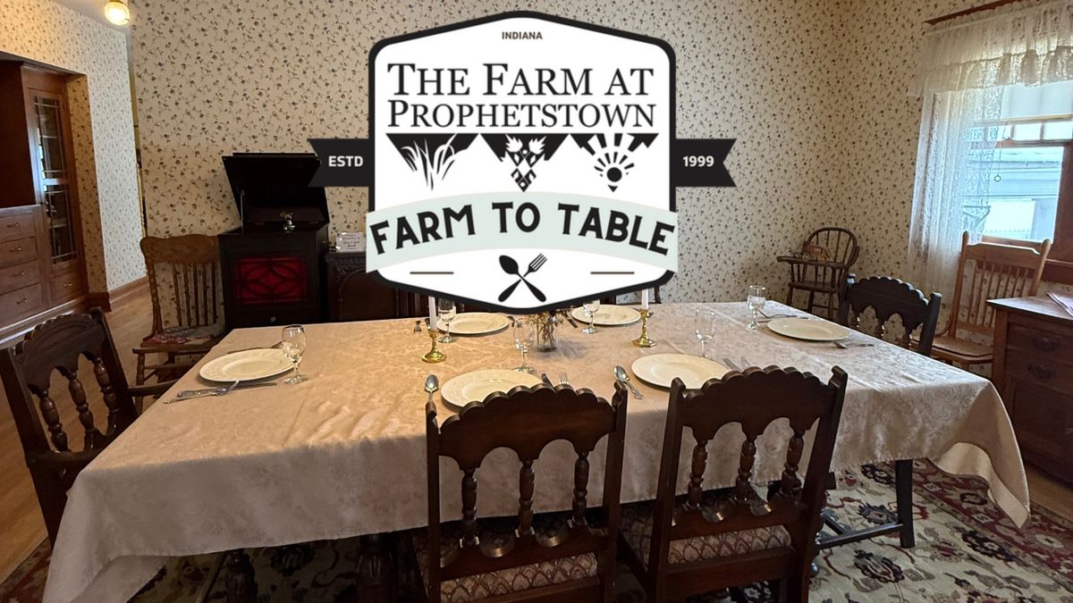 Farm to Table Dinner: Ode to the Irish