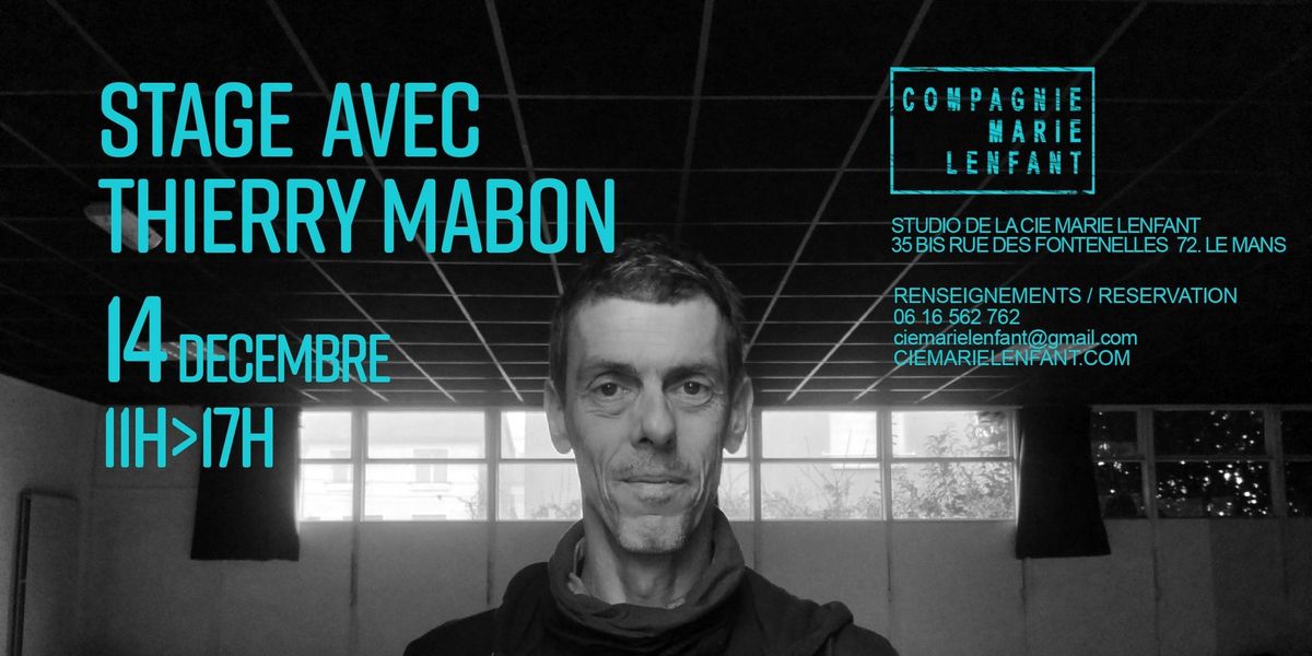 STAGE DE DANSE AVEC THIERRY MABON