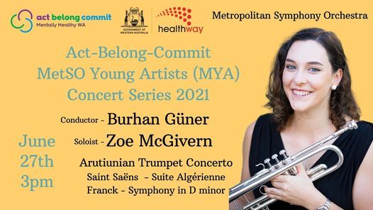 Act-Belong-Commit MetSO Young Artists (MYA) Concert Series 2021 - Winter